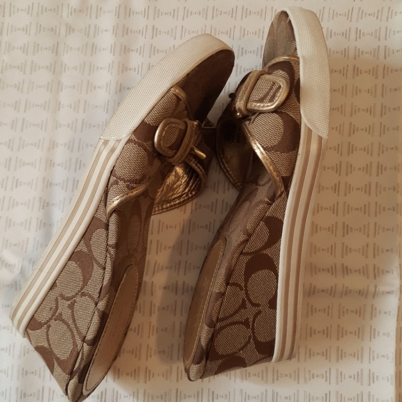 Coach Women's Wedge Shoe - Picture 2 of 3